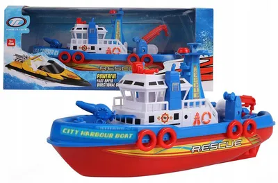 Produktbild von NORIMPEX Schlepper Boot schwimmend mit Wasserpistole