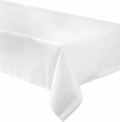 Zdjęcie produktu dla Unique Party 50180, Prostokątny, Plastik, Biały, 1 szt., 1370 mm, 2740 mm
