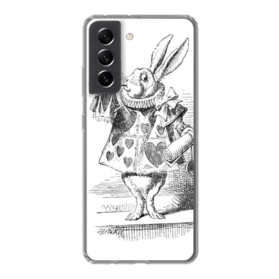 Produktbild von MuchoWow® Handyhülle Schutzhülle Hülle für Samsung Galaxy S21 FE Alice im Wunderland Silikon Softcase Handy Hülle - Mobiltelefonhülle