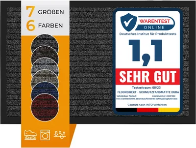 Zdjęcie produktu dla Mata zatrzymująca brud Dura antracyt 66 x 185 cm
