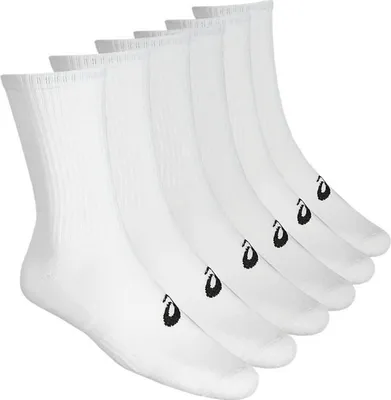 Produktbild von Asics 6 Pack Crew Sock Real White EU 47-49
