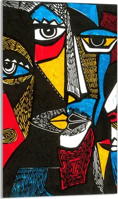 Produktbild von Glasschneidebrett 30x52 Pop Art