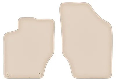 Productafbeelding van Velours voormatten voor DS. 4 Crossback 2015-2018 (hatchback) – 2-delig, beige, op maat – Wielganizator FORTUNA