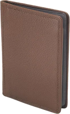 Produktbild von Herren & Damen Kartenetui aus Echtleder mit RFID Schutz, Slim Wallet Kreditkartenetui mit Geldscheinfach, 8 Kartenfächer, Ausweisetui 8,5x12 cm