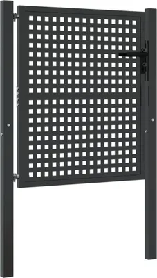 Obrázek produktu pro vidaXL Zahradní brána antracitová 100x100 cm ocelová