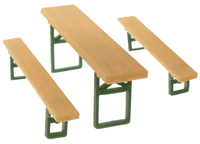 Produktbild von Faller 180444 - 1/87 / H0 40 Brauereibänke Und 20 Tische - Neu