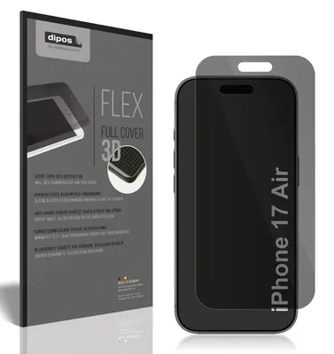Produktbild von Full Cover Privacy Blickschutzfolie für Apple iPhone 17 Air Folie Anti-Shock