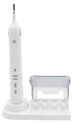 Zdjęcie produktu dla Oral-B 80314186, Dorosły, Obrotowo-pulsacyjna szczoteczka do zębów, Codzienna pielęgnacja, Delikatny, Wybielający, Biały, 9900 ruchów na minutę, 4 x 30 sec