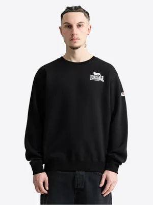 Produktbild von Herren Rundhals Sweatshirt normale Passform HAIGHTON Black/White L Lonsdale