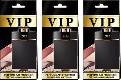 Produktbild von 3x Auto Duft VIP 202, Lufterfrischer Auto,Duftbaum auto,Auto zubehör,Duftspender