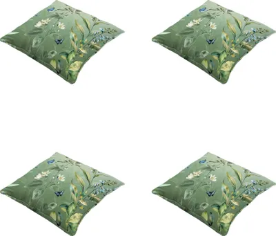 Produktbild von Madison - Elisa Dekokissen - Grün - 50 x 50 x 10 cm - 4er-Set