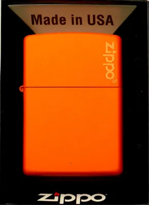 Produktbild von ZIPPO ORANGE MATTE LOGO 60001268 Feuerzeug