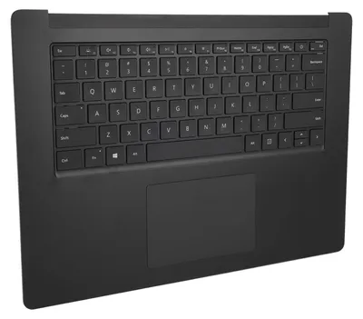 Image de Remplacement du repose-poignets pour ordinateur portable 3 4 5 1873 - Ensemble clavier et pavé tactile 15 pouces pour usage quotidien et professionnel - Noir
