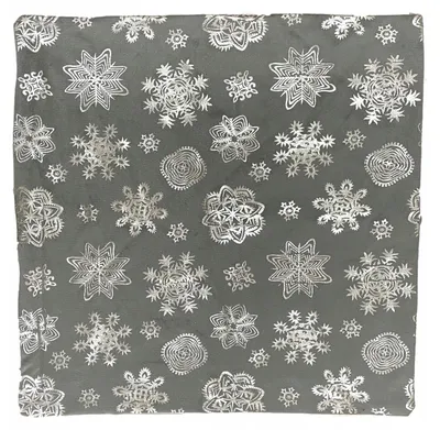 Produktbild von Smukee Deko-Kissenhülle Xmas Schneeflocken 40x40