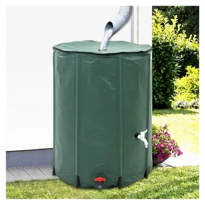 Produktbild von Wasserspeicher Regentonne 500L klappbar für Blumen, Pflanzen, Obst und Gemüse