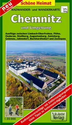 Immagine prodotto di Chemnitz e dintorni 1 : 35 000. mappa ciclistica ed escursionistica