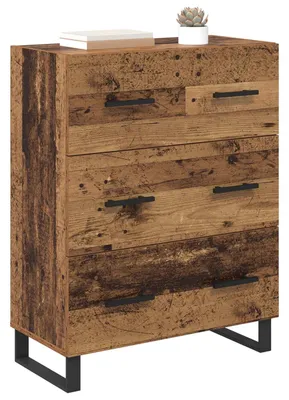 Obrázek produktu pro vidaXL Příborník z regenerovaného dřeva 69,5 x 34 x 90 cm kompozitní dřevo a železo