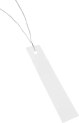 Immagine prodotto di Etichette sospese CombiCraft con filo zincato 18x100mm bianco - 250 pezzi