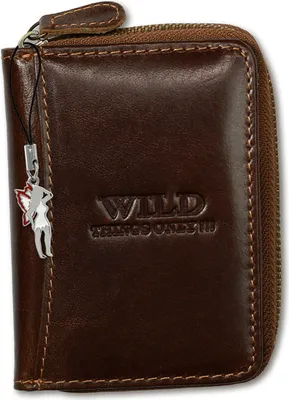 Produktbild von Minibörse Portemonnaie braun Wild Things Only Leder D2OPJ111N