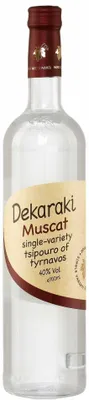 Produktbild von Tsipouro Dekaraki "Muscat" ohne Anis 40% 0,7l I. Arvanitis