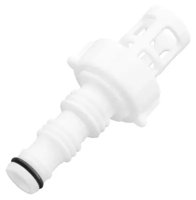 Immagine prodotto di Adattatore in PVC per valvola di scarico per piscine, compatibile con il sistema di drenaggio Intex, dimensioni 35x95 mm