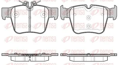 Produktbild von REMSA Bremsbeläge Satz Hinten Bremsklötze passend für MERCEDES-BENZ C-Klasse T-modell (S205) 1697.00