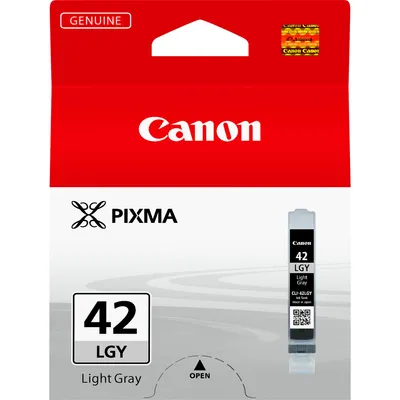 Produktbild von Canon CLI-42LGY Tinte Hellgrau, Standardertrag, Hellgrau, Tinte auf Pigmentbasis, 1 Stück(e), 835 Seiten
