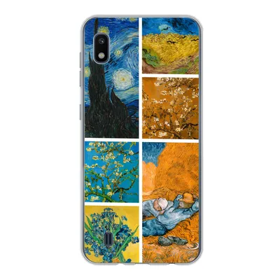 Produktbild von MuchoWow® Handyhülle Schutzhülle Hülle für Samsung Galaxy A10 Van Gogh - Collage - Alte Meister Silikon Softcase Handy Hülle - Schutzhülle