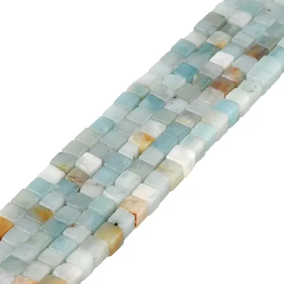 Amazonit-Perlen, 180 Stück, Blütenform, für Schmuck