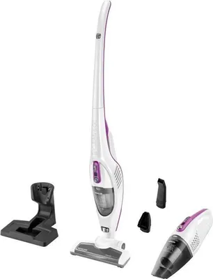 Image de Aspirateur Balai Sans Fil 2-en-1 SENCOR SVC 7814VT, 110 W, 0,5 L, Blanc / Violet