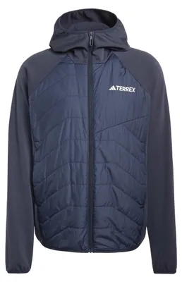 Zdjęcie produktu dla Kurtka męska adidas Terrex Multi CLIMAWARM, ocieplana, hybrydowa, z kapturem, kolor: legend ink