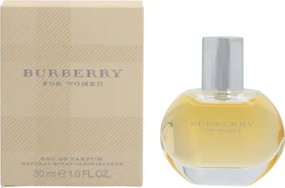 A box and bottle of Burberry for Women Eau de Parfum.