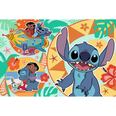 Produktbild von TREFL Puzzle Lilo&Stitch: Happy Day MAXI 24 Teile