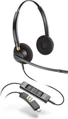 Image de Poly EncorePro 525-M - Casque - sur les oreilles - filaire