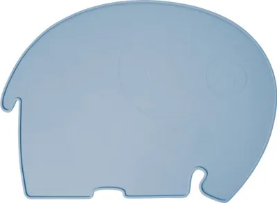 Produktbild von Sebra Silikon Platzset Tischset Fanto der Elefant powder blue