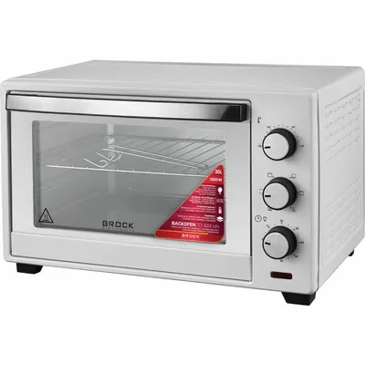 Zdjęcie produktu dla Brock Electronics TO 3001 WH, 30 l, Biały, obrotowy, 100 - 230 °C, Mechaniczny, 60 min