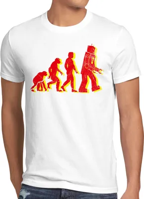 Produktbild von style3 Roboter Evolution Herren T-Shirt sheldon