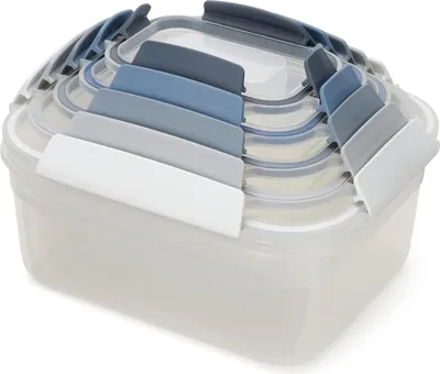 Immagine prodotto di Contenitore, set di 5 pezzi, grigio - Joseph Joseph | Nest Lock