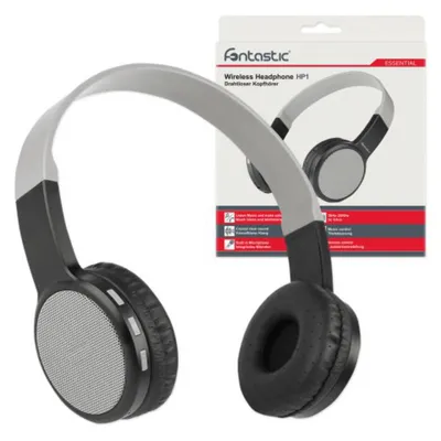 Produktbild von Fontastic Essential Bluetooth OnEar Kopfhörer HP1+ Mic grau -