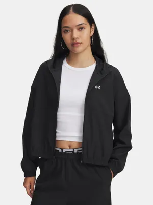 Zdjęcie produktu dla Under Armour Ua Rival Woven Jkt Hd - czarny, Rozmiar:XS