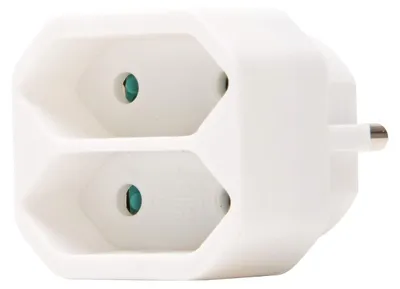 Image de Boîtier d'encastrement - Blanc - 120 x 80 x 20 mm - Mise à la terre