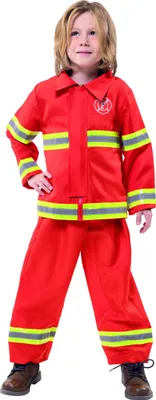 Produktbild von Kostüm Feuerwehrmann rot, Groesse:104