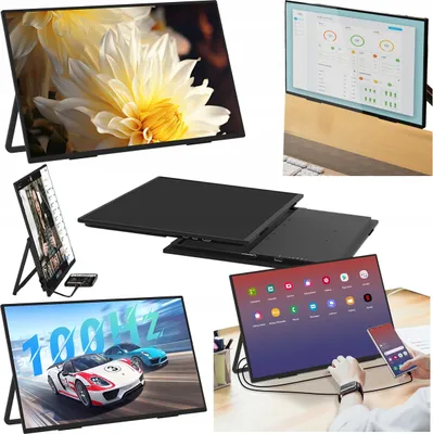 Zdjęcie produktu dla Monitor przenośny DO LAPTOPA TELEFONU KONSOLI 23,8" FULLHD ZEUSLAP Z23 LITE