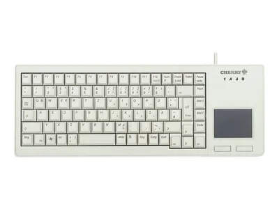 Zdjęcie produktu dla CHERRY XS Touchpad, Pełnowymiarowy (100%), Przewodowa, USB, QWERTY, Szary