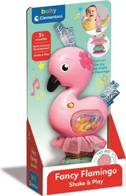 Zdjęcie produktu dla CLEMENTONI Grzechotka muzyczna - Modny flaming  17572