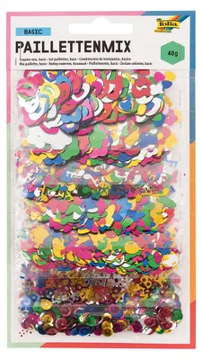 Immagine prodotto di folia 2507 folia Paillettenmix GANZJAHR, 40 g, sortiert
