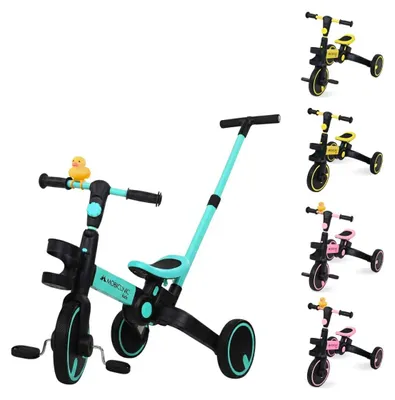Zdjęcie produktu dla Rowerek trójkołowy - 5 w 1 - Regulowany drążek - Maks. 25 kg