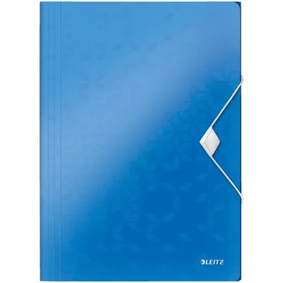 Produktbild von Leitz Wow Pp A4 3-klappen-ordner Blau Blau One Size