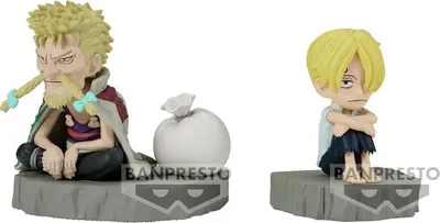 Image de Figurines de collection One Piece Sanji et Zeff, taille 6 cm