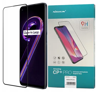 Obrázek produktu pro Nillkin Ultratenké tvrzené sklo s rámečkem na displej pro Realme 9Pro Black